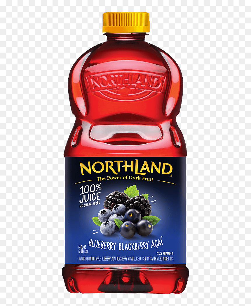 Blueberry Blackberry Açaí - Cranberry Juice, HD Png Download - blackberry fruit png