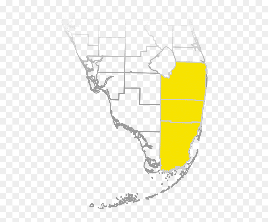 Diagram, HD Png Download - outline of florida png