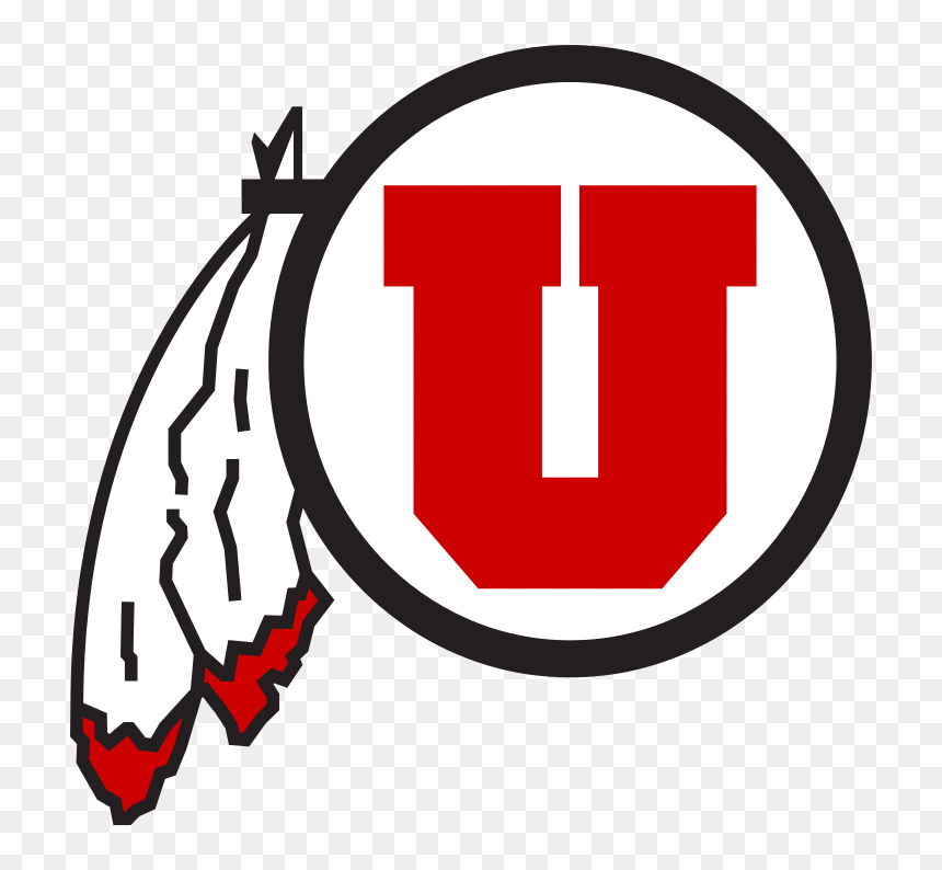 Utah Utes Coloring Logo, HD Png Download - utah outline png