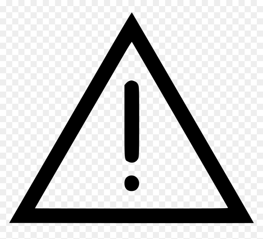 Danger - Hazard Clipart Black And White, HD Png Download - danger icon png
