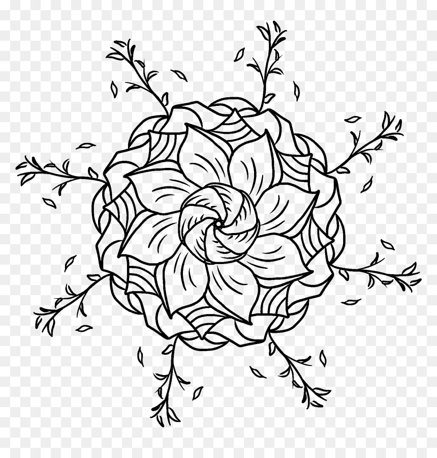 If I Could Collate All Of The Doodles I Done During - Doodles Flower Transparent Background, HD Png Download - png doodles