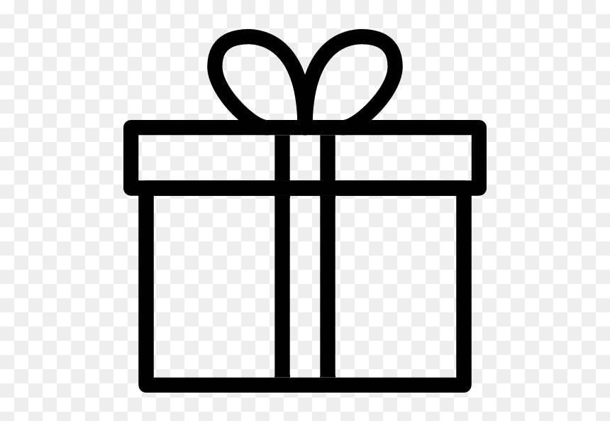 Png Gift Icon Vector, Transparent Png - gift box icon png