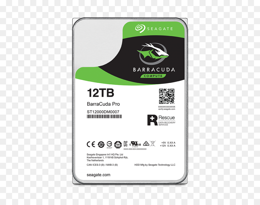 Seagate Launches Barracuda Pro 12tb And Seagate Ironwolf - Seagate Barracuda Pro 12 Tb, HD Png Download - seagate logo png
