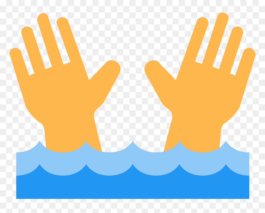 Dangerous Current Icon - Drowning Png, Transparent Png - danger icon png