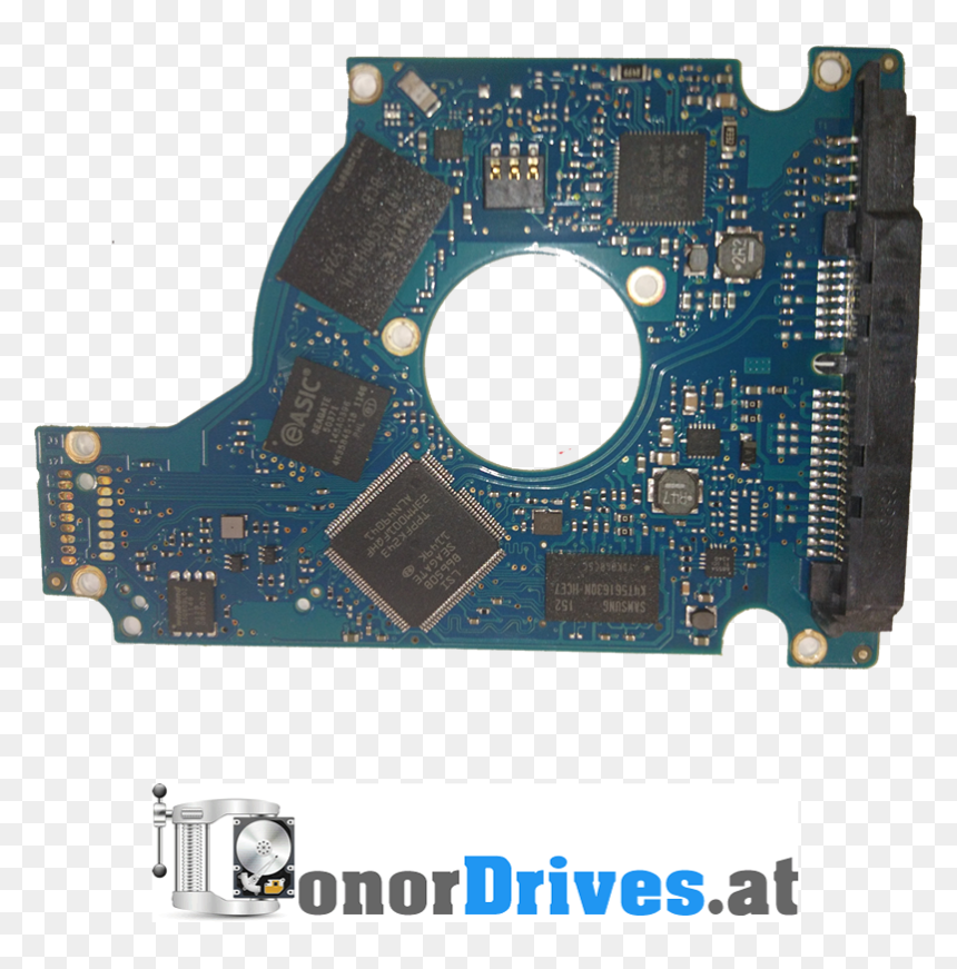 Seagate - Pcb - 100535537 Rev - A - 750 Gb, HD Png Download - seagate logo png