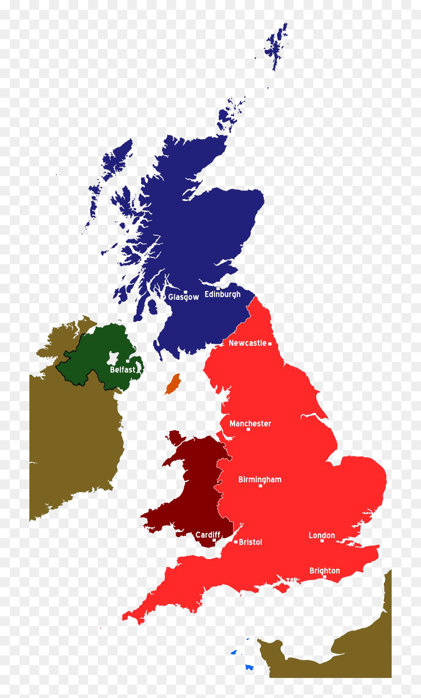 Uk Map Png Images - Distribution Wild Boar Uk, Transparent Png - world map icon png