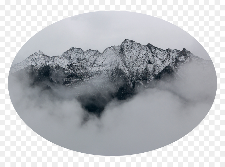 #sticker #mountains #background #landscape #stickeremix - Горы В Облаках, HD Png Download - mountain background png