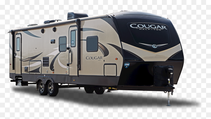 Cougar Half-ton Clipart , Png Download - Travel Trailer, Transparent Png - half troll face png