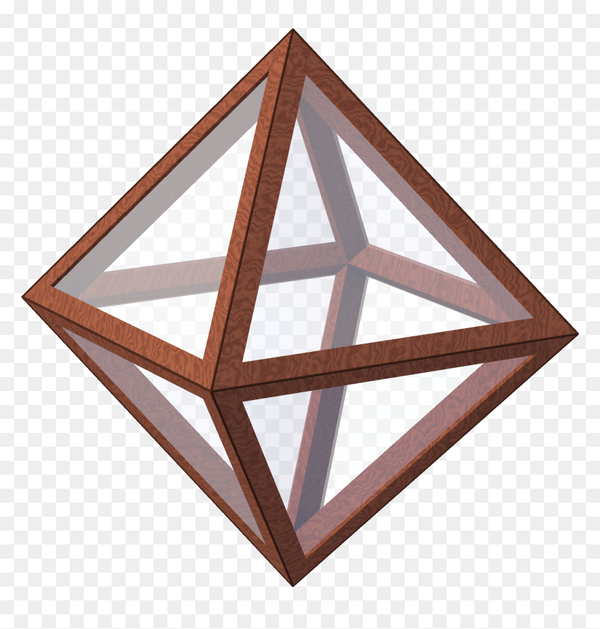 3d Chess Octahedron - Kajen Town Square, HD Png Download - 3d triangle png