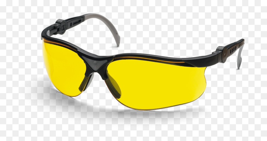 Protective Glasses, Yellow X - Husqvarna Glasses, HD Png Download - turn down for what glasses png