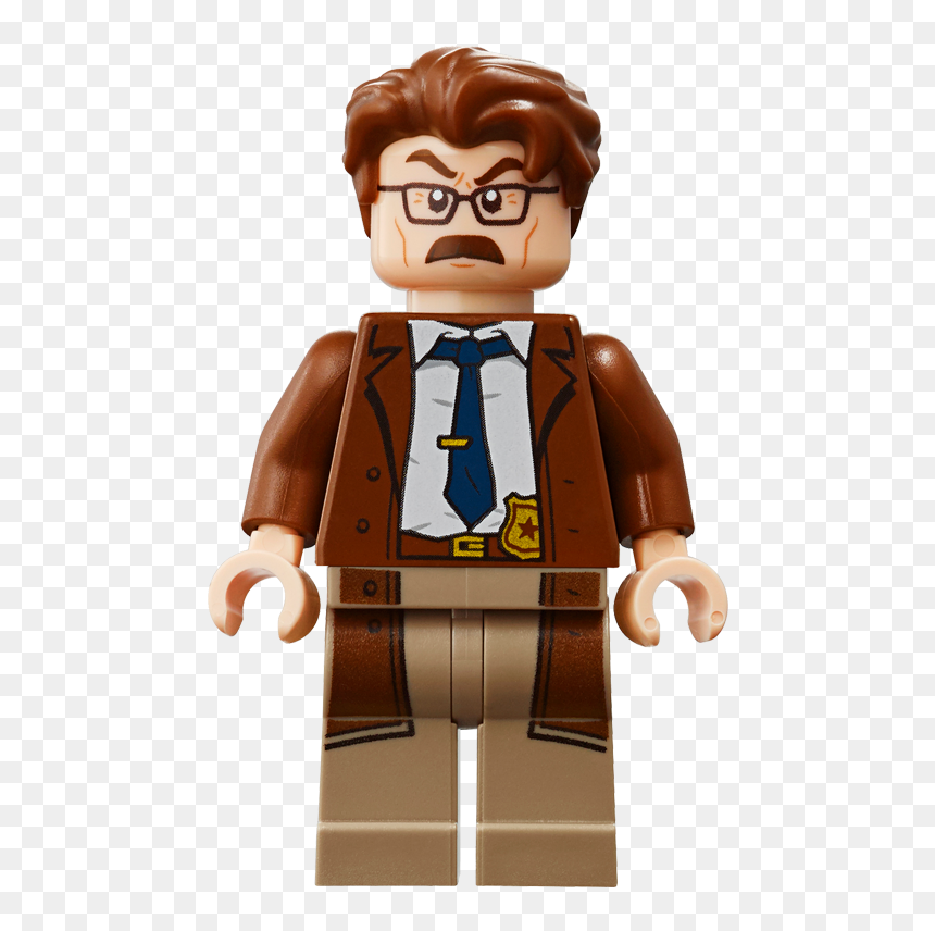 Lego Commissioner Gordon Minifigure, HD Png Download - turn down for what glasses png