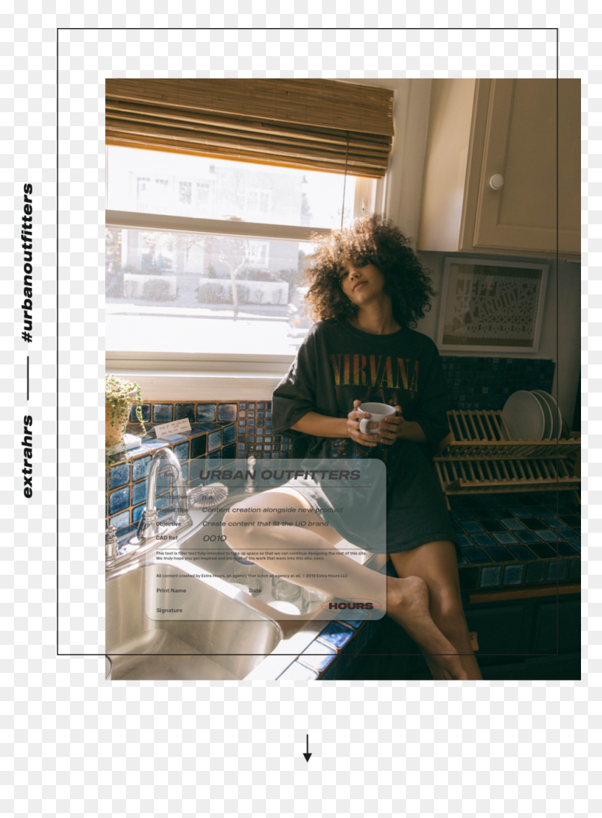 Urban Outfitters Extra Hours Agency - Girl, HD Png Download - urban outfitters png