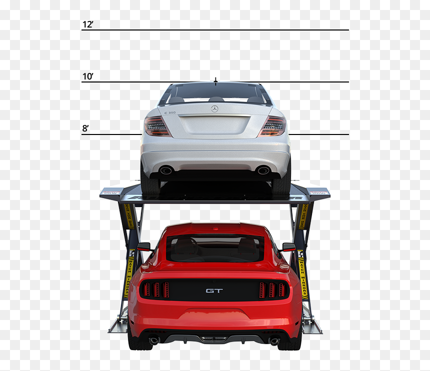 Second Locking Position - Auto Stacker, HD Png Download - car from above png
