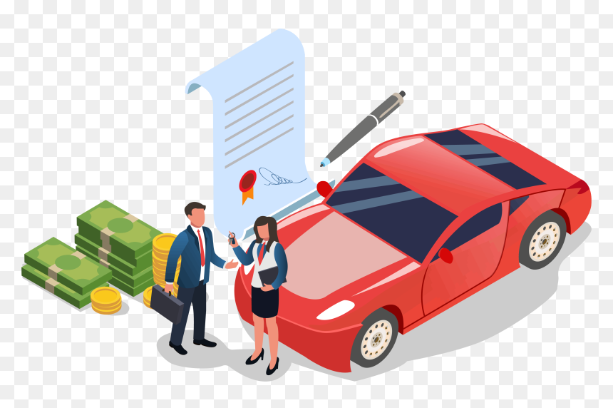 Car Title Loans In Canada - Title Loans, HD Png Download - car from above png