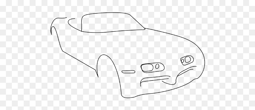 Sketch, HD Png Download - car from above png