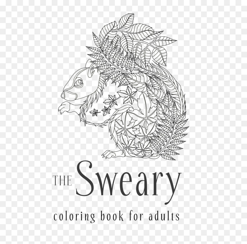 It Looks Like One Cheeky Fellow Has Taken To Creating - Shitfaced Adult Colouring, HD Png Download - coloring book png