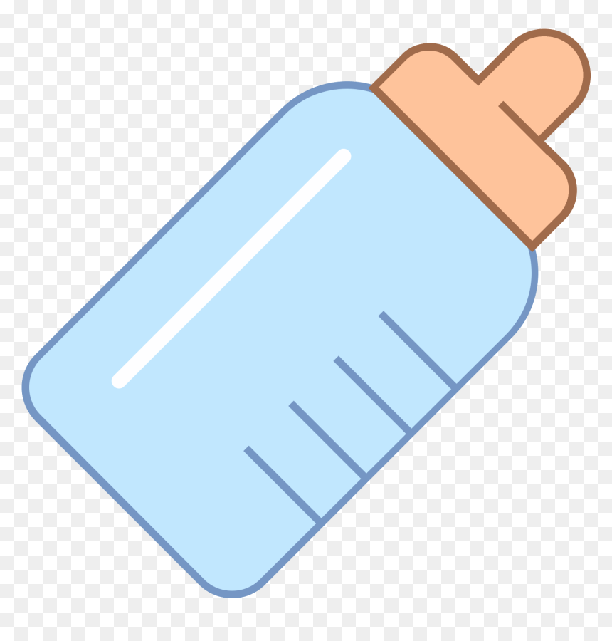 Baby Bottle Icon - Plastic, HD Png Download - bottle icon png