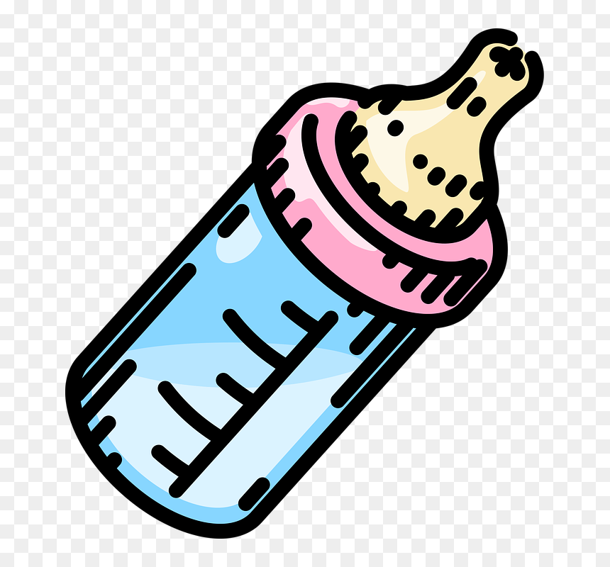 Baby Bottle Feeding Vector Png, Transparent Png - bottle icon png