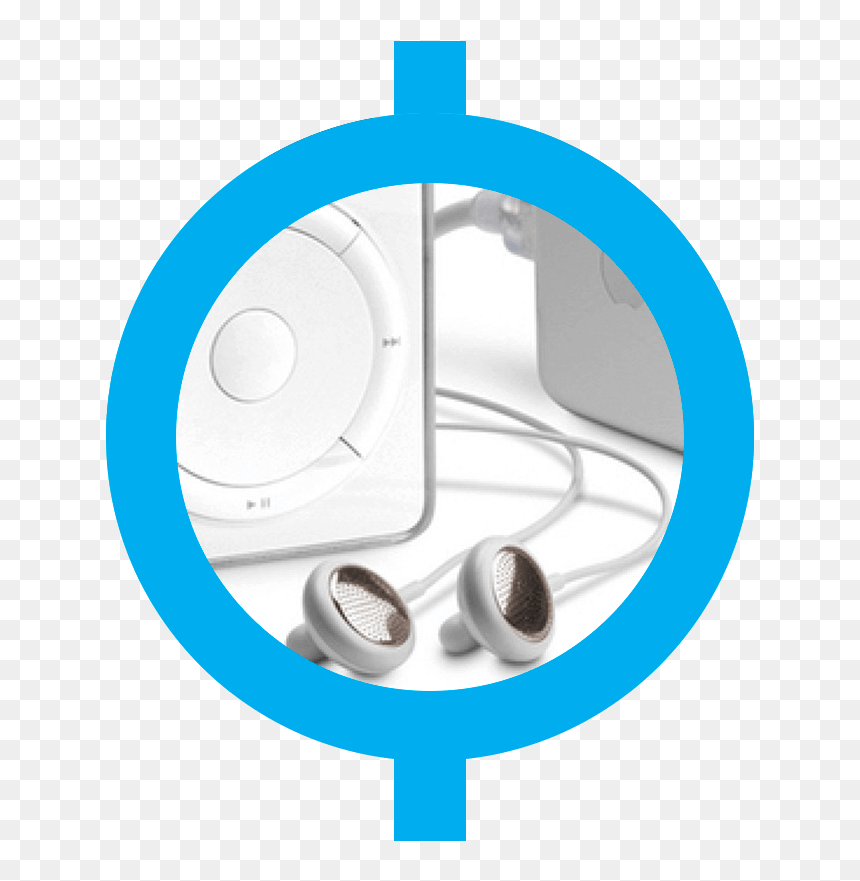 First Apple Earbuds Ipod Gen - Ipod Ever Made Looked Like, HD Png Download - apple headphones png