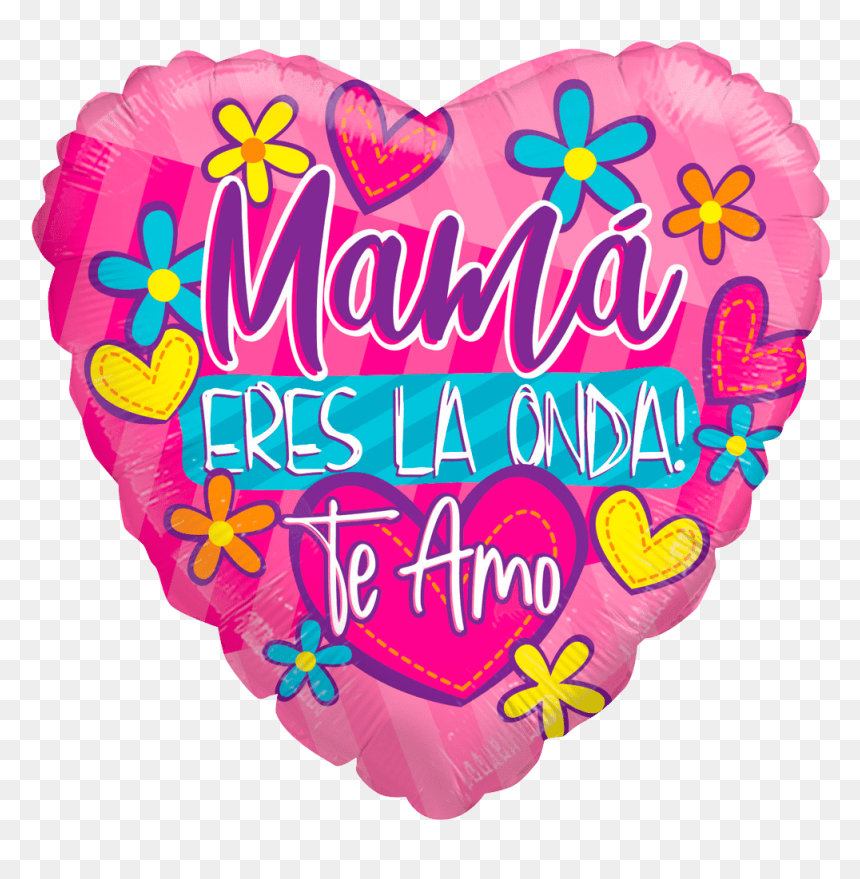 Mamá Eres La Onda - Balloon, HD Png Download - onda png