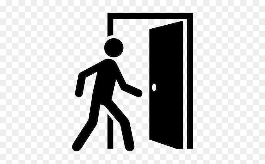 Separate Private Entrance, HD Png Download - door icon png