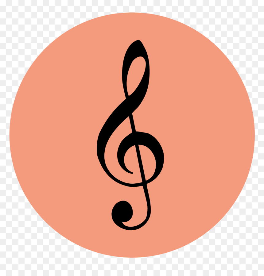 Treble Clef, HD Png Download - piano icon png
