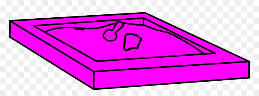 Sand Pit Clipart Black And White, HD Png Download - sandbox png