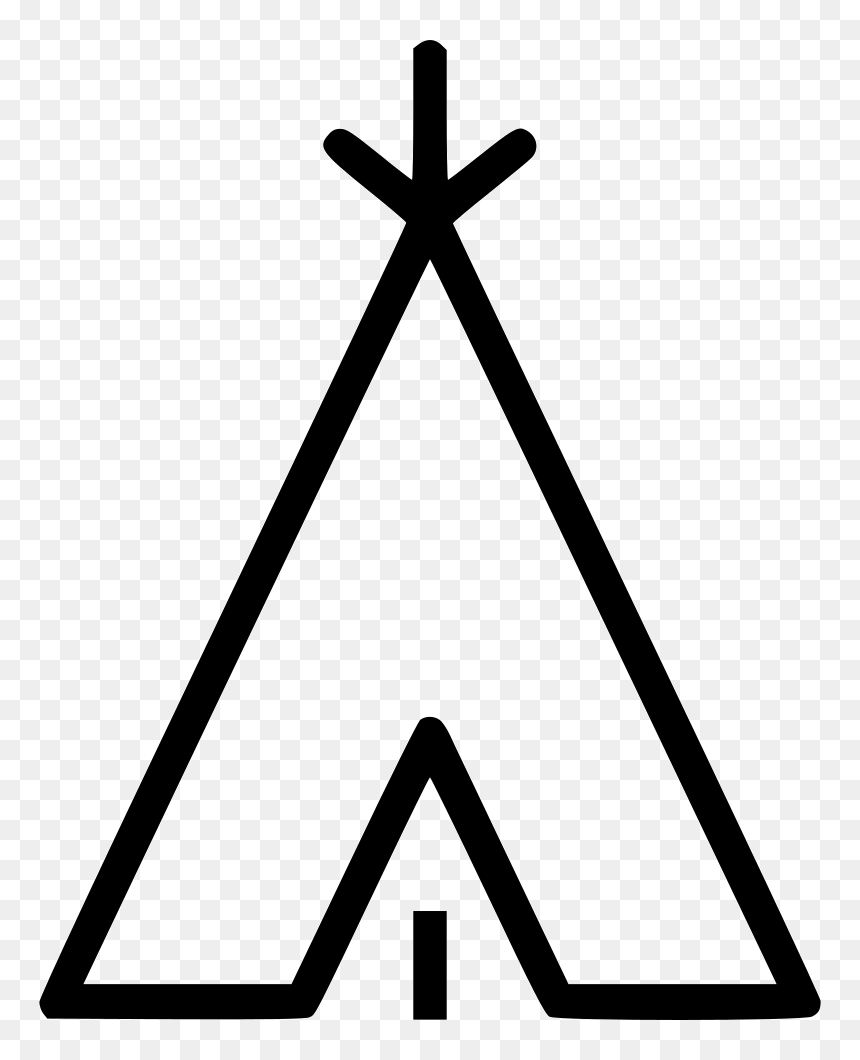 Tent Camp Outdoor Indians America - Cross, HD Png Download - indians png
