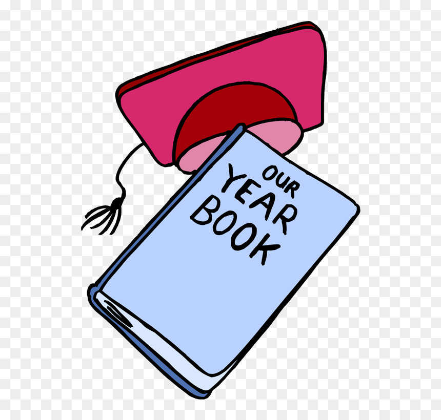 Middle School Clip Art - Free Clip Art Yearbook, HD Png Download - yearbook png