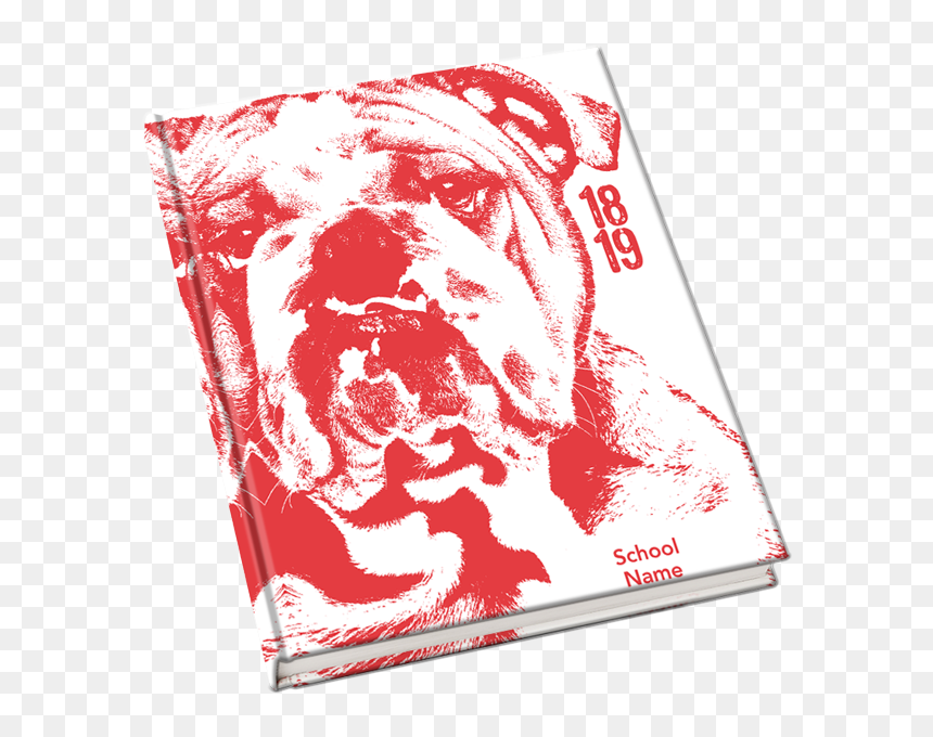 Bulldog Yearbook Covers Designs, HD Png Download - yearbook png