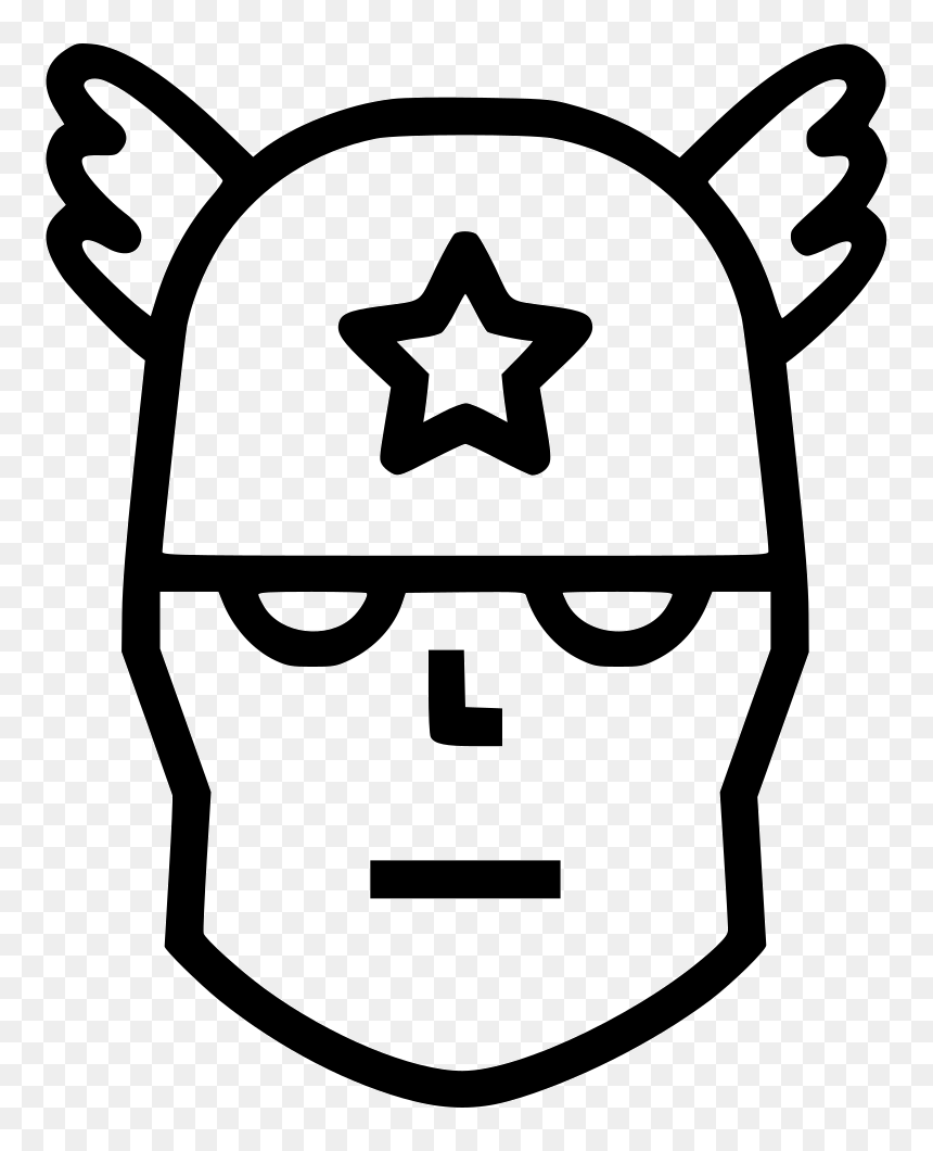 Captain American Humanoid Superhero - Humble Icon, HD Png Download - superhero icon png