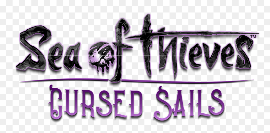 The Cursed Sails Will Drape Over The Sea In July, Centering - Sea Of Thieves Cursed Sails Logo, HD Png Download - drape png