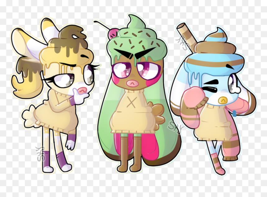 Bad Ice Cream By Skydonut - Cartoon, HD Png Download - 7.png