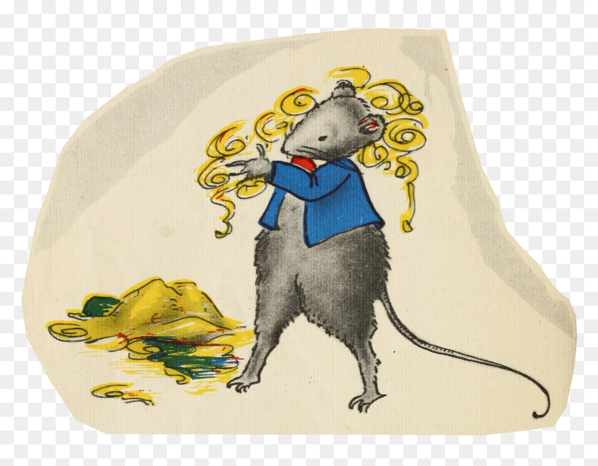 Little Gray Mouse - Cartoon, HD Png Download - mouse .png