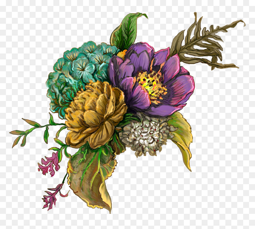 Transparent Flower Bouquet Clipart Png, Png Download - png images of flowers