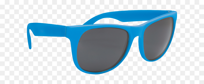 Blank Blue Rubberized Sunglasses - Plastic, HD Png Download - blank license plate png