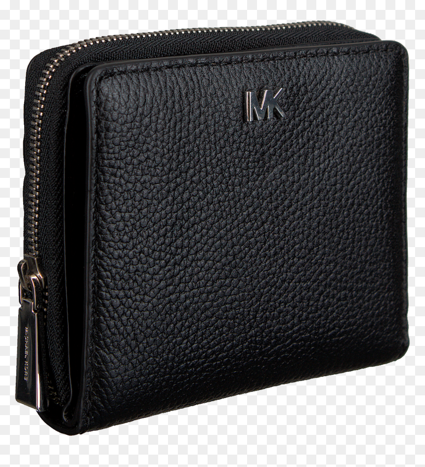 Black Michael Kors Wallet Money Pieces Za Snap Wallet - Wallet, HD Png Download - michael kors png