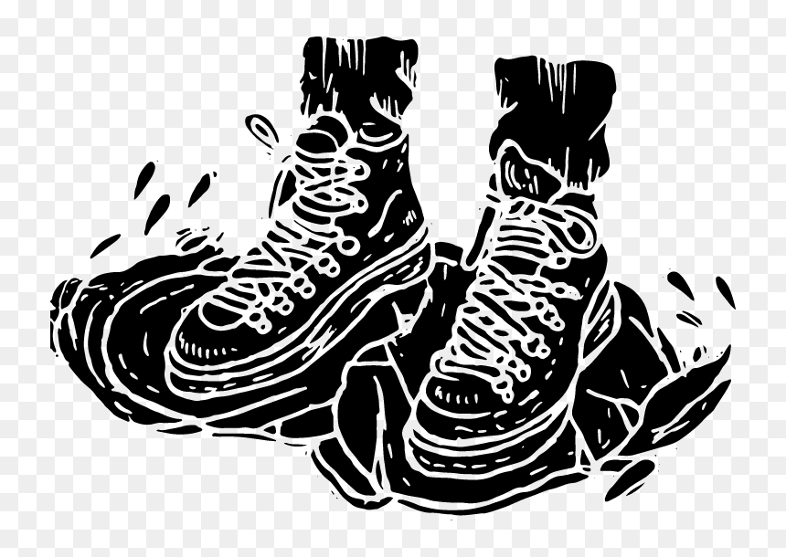 Wedding, HD Png Download - hiking boots png