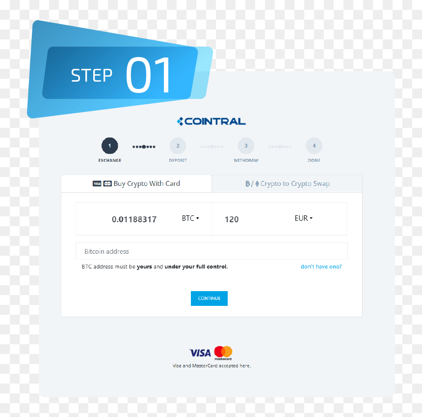 Buy Bitcoin With Credit Card, HD Png Download - continue button png