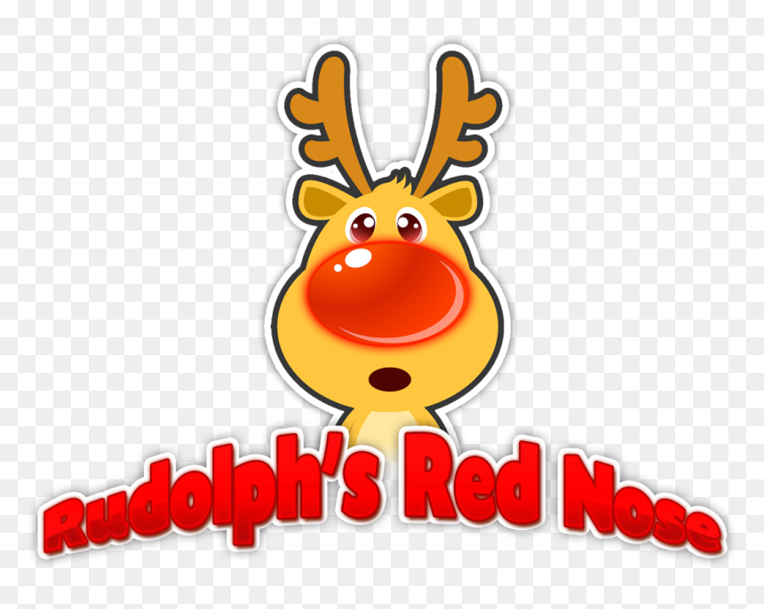 Santa Reindeer Custom Mug , Png Download - My First Christmas Transparent, Png Download - reindeer nose png