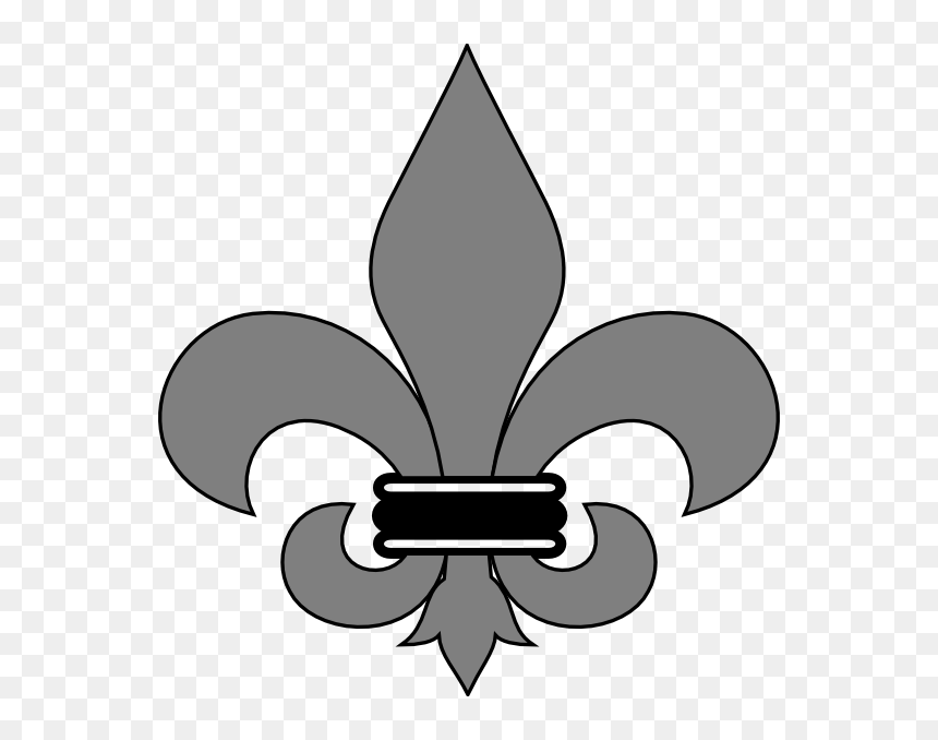 Black Fleur De Lis Png Clipart Transparent Png , Png - Symbols That Represent Middle Ages, Png Download - white fleur de lis png