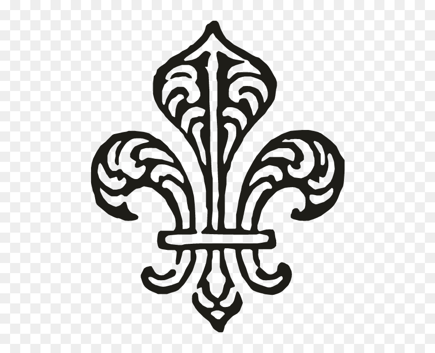 Emblem, HD Png Download - white fleur de lis png
