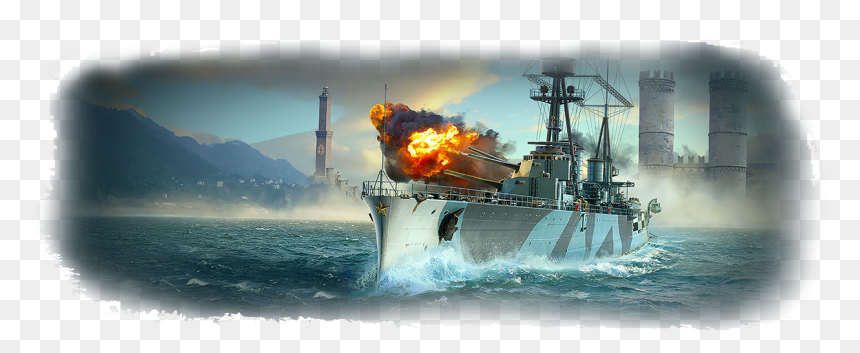 808 - Battlecruiser, HD Png Download - world of warships png