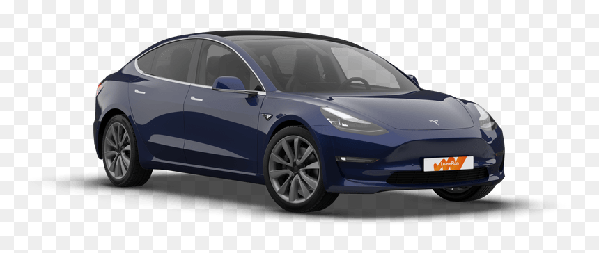 Sports Sedan, HD Png Download - tesla car png