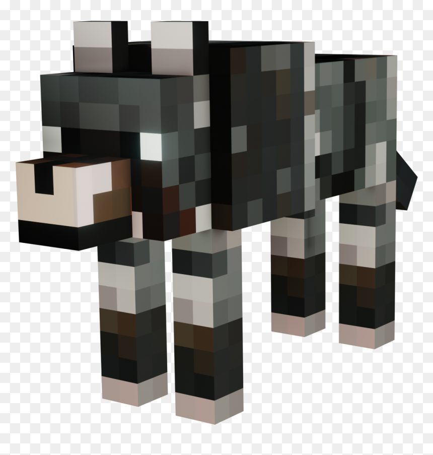 Plywood, HD Png Download - minecraft wolf png