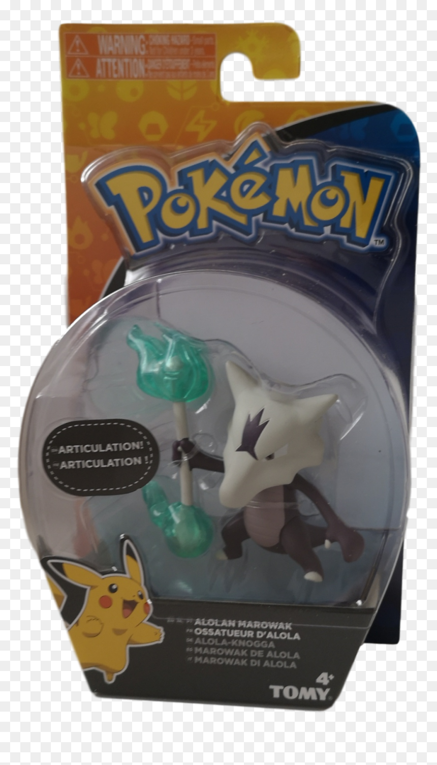Pokemon Figures Tomy , Png Download - Pokemon Toy Z Crystals, Transparent Png - marowak png