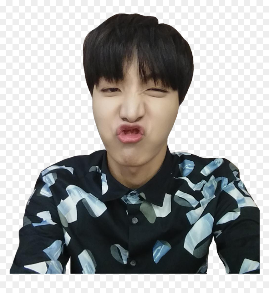 Transparent Kpop Transparent Hoseok Look At His Lips - J-hope, HD Png Download - hoseok png