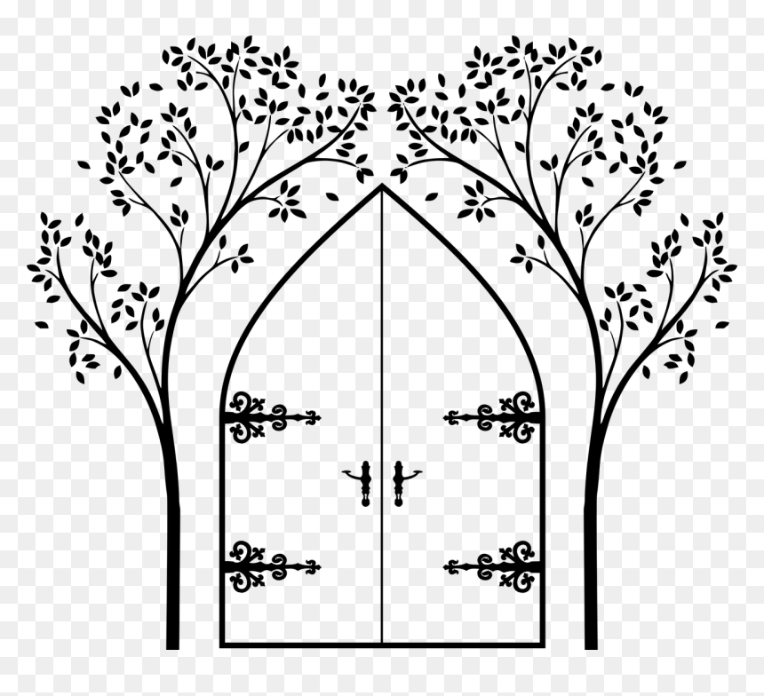 Wall Decals Trees For Nursery, HD Png Download - architecture tree png