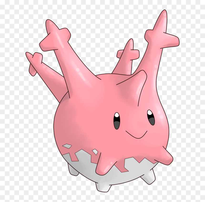 Hand Movements For Sun Clipart Vector Royalty Free - Pokémon Corsola, HD Png Download - delibird png