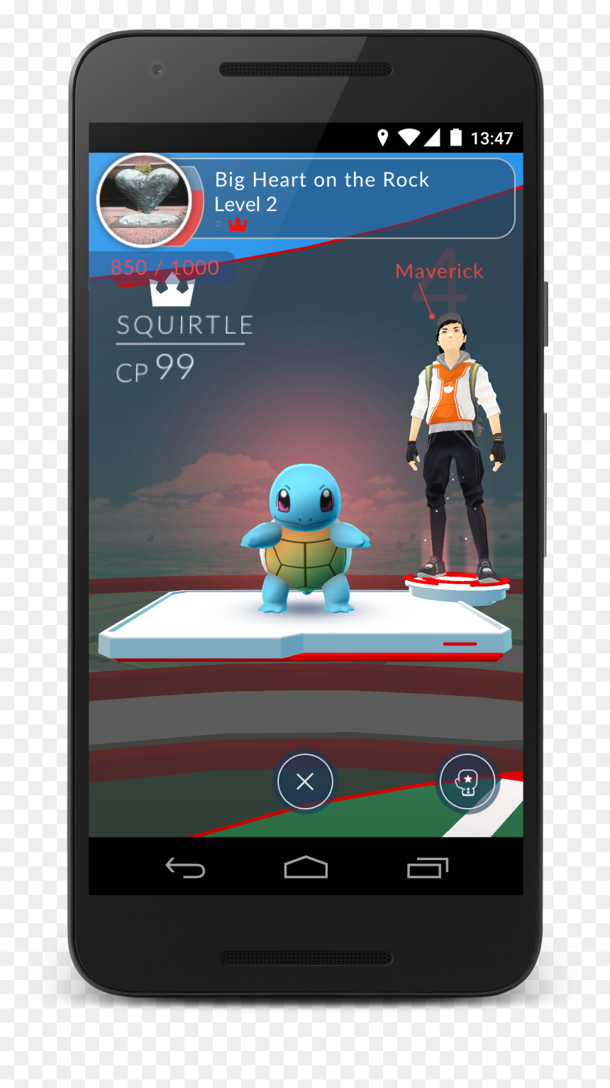 Pokémon Go Trainer Battles, HD Png Download - delibird png